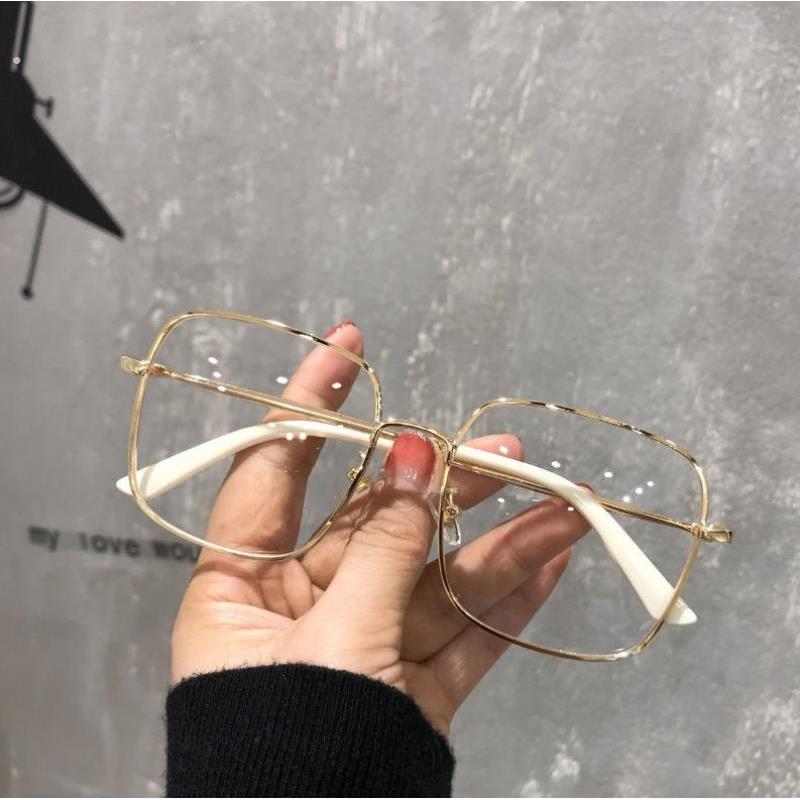 小红书方框近视眼镜女装饰网红大脸圆脸可配度数素颜显瘦眼睛框架