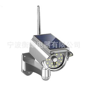 假监控带语音提醒播报你已进入监控区域仿真灯户外多功能照明灯