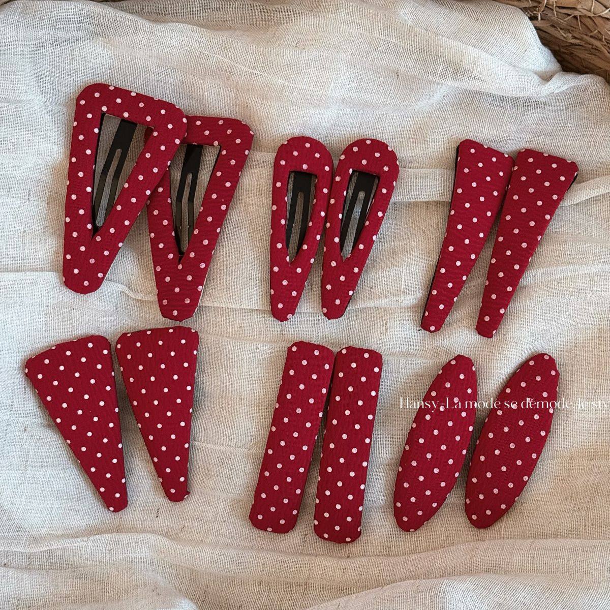 巨显白~新年红色波点三角发夹新款高级时尚洋气刘海夹甜美侧边夹,饰品/流行首饰/时尚饰品新,发饰,淘宝优惠券,粉丝福利购,淘宝优惠卷