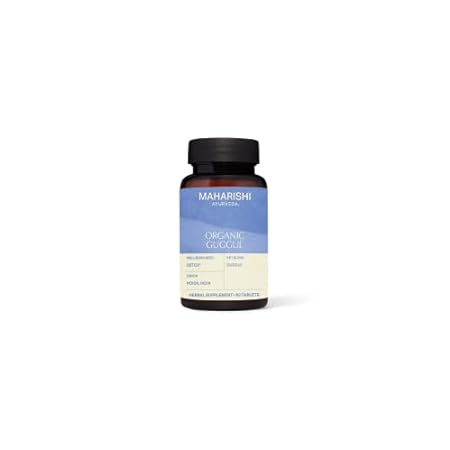 Organic Guggul Supplement 500mg | 60 Tablets | Ayurvedic