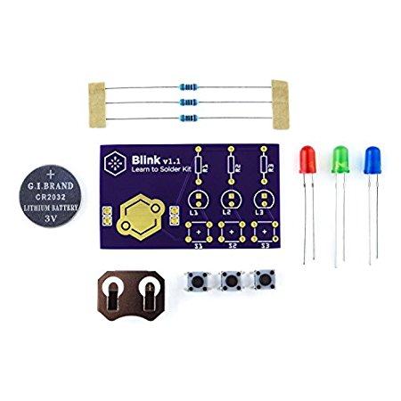 learn to solder kit: blink