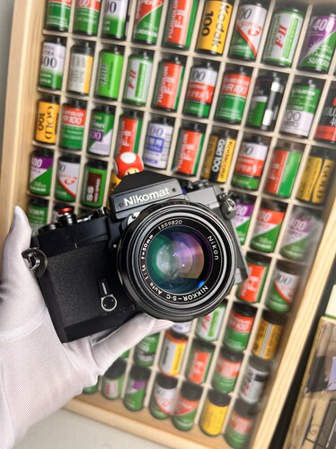 Nikon尼康FT2 胶片单反相机 F1.4 50mm 135胶卷胶片二手相机