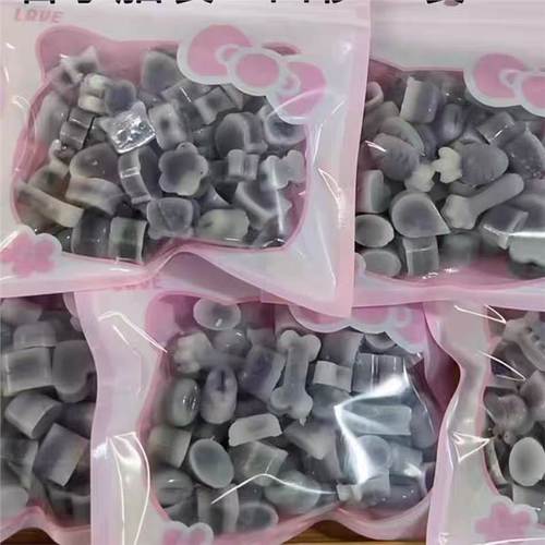 网红DIY摆件蜡夹心爆浆款网红零食香芋款皮糖夹心糖果香芋混装