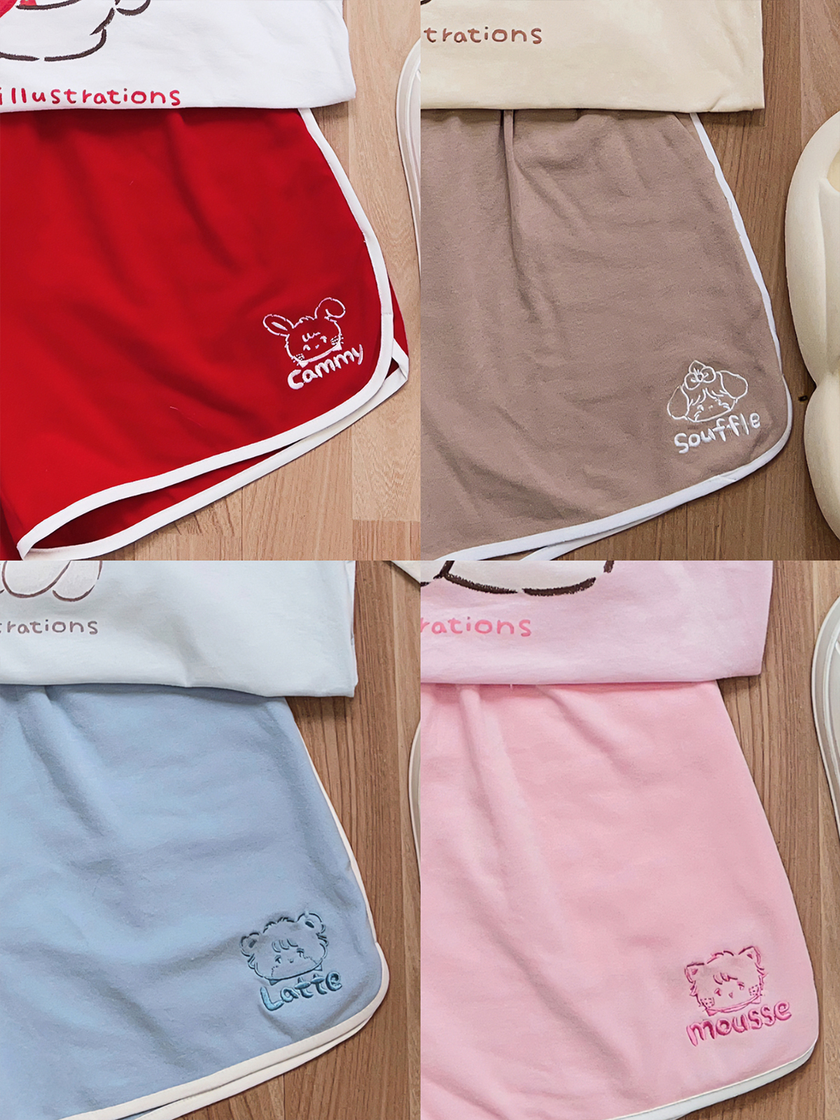 mikko正版联名刺绣短裤