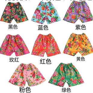 不用手穿花裤接亲花短裤搞笑游戏道具徒手穿裤衩结婚婚礼堵门整蛊