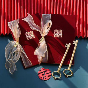 结婚仪式新婚礼中式誓言卡新郎新娘父母证婚人致辞本高级誓词手卡