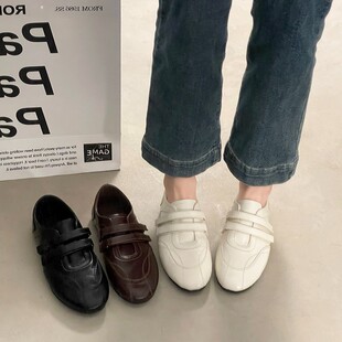 复古乐福鞋女款2026新款春季法式气质英伦风小皮鞋黑色单鞋子女鞋