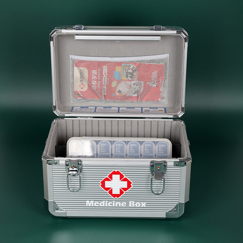 安援铝合金药箱+药盒组合装