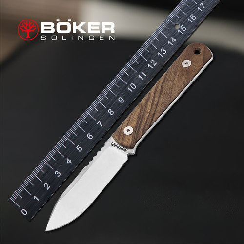 德国进口boker博克户外随身小直刀探险露营工具高硬度MagnaCut刀