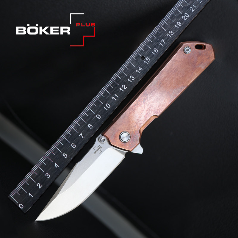 德国进口博克boker户外随身便携口袋刀高硬度D2折叠刀露营工具刀