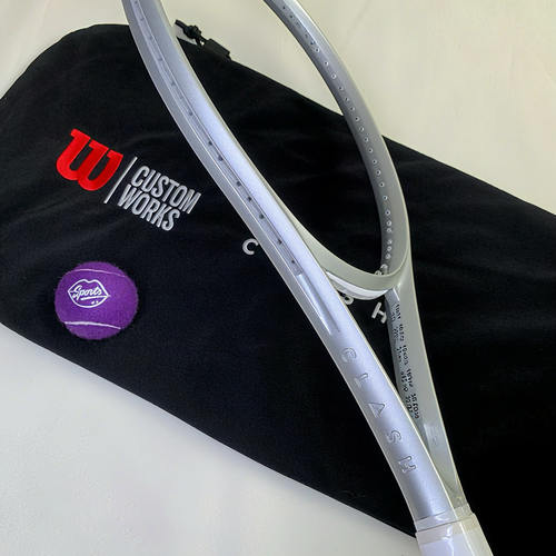 代购WILSON Clash 100L V3威尔胜小银拍定制拍入门比赛训练网球拍