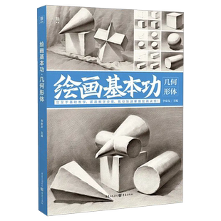 绘画基本功几何形体 2022敲门砖基础入门素描几何形体步骤解析完整稿临摹范本高考联考教程教材书籍
