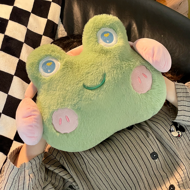 可爱青蛙毛绒热水袋2025新款