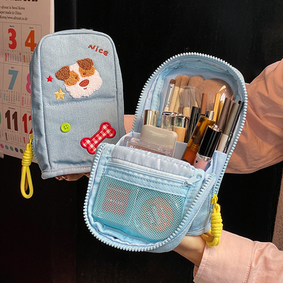 化妆品收纳盒立式分区化妆包