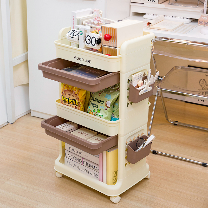 多层推车置物架各种物品