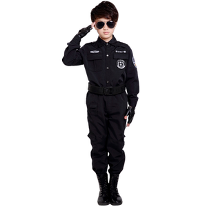 儿童衣服警察服套装合唱服