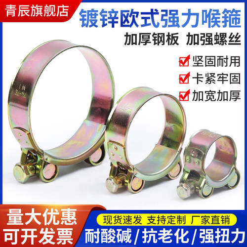 欧式加厚铁镀锌水管固定