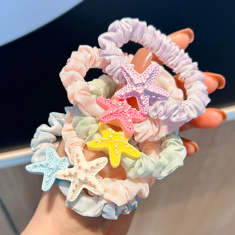 可爱海星小肠发圈女发饰