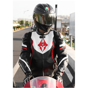 摩托车骑行服男防水冬季保暖赛车套装四季机车女防风防雨防摔皮衣
