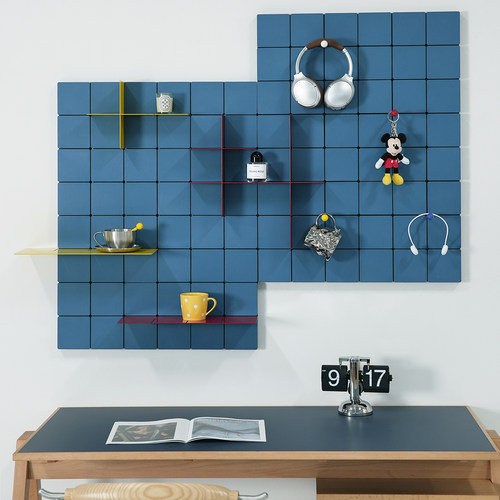 号角屋家用墙面洞洞板收纳置物架