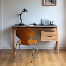 『号角屋 Daystak桌』北欧实木书桌抽屉家用餐桌小户型办公电脑桌