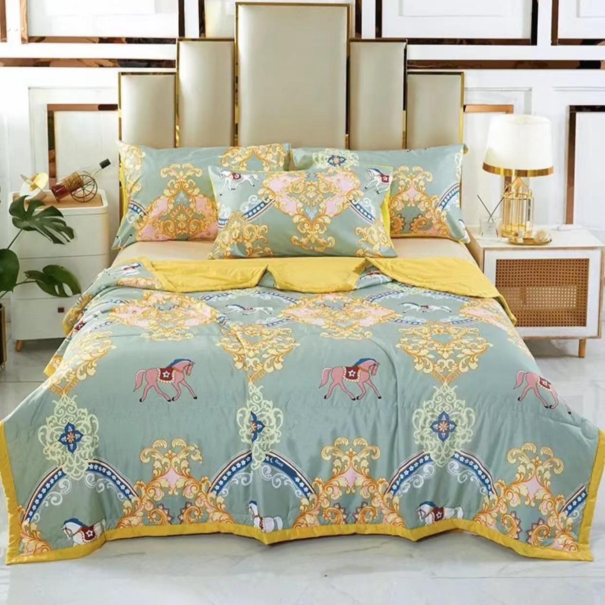 空调被夏凉被纯棉被棉夏季薄款被子单双人春秋被芯儿童夏被可机洗