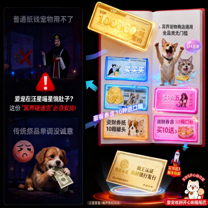 宠物殡葬祭祀美元用品