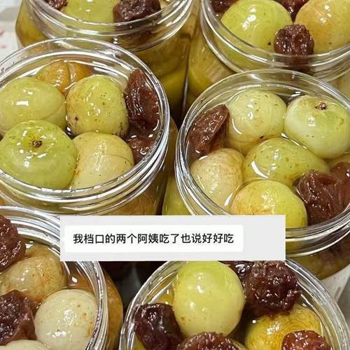 潮汕特产老冰糖话梅新鲜油柑果纯手工半腌制酸甜口味孕妇开胃水果