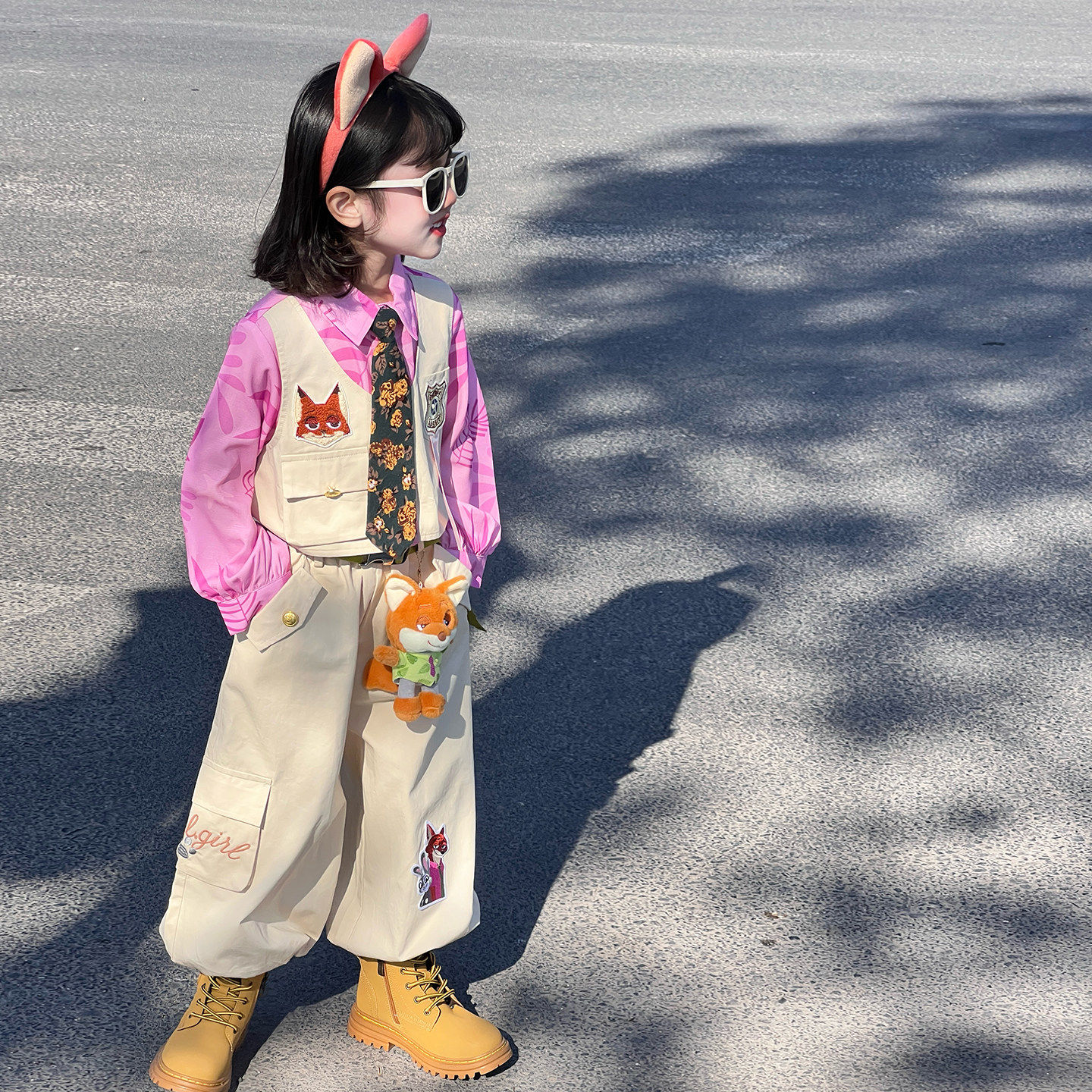 儿童装cos服疯狂动物城小学生jk套装兔子警官5女童尼克朱迪三件套,童装/婴儿装/亲子装,儿童演出服,淘宝优惠券,粉丝福利购,淘宝优惠卷