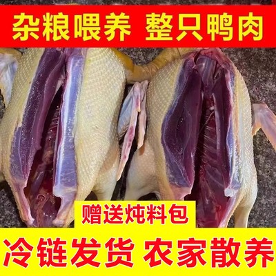精装整只10斤鸭子农家散养非老鸭冻鸭子商用批发长白飞鸭冷链包邮