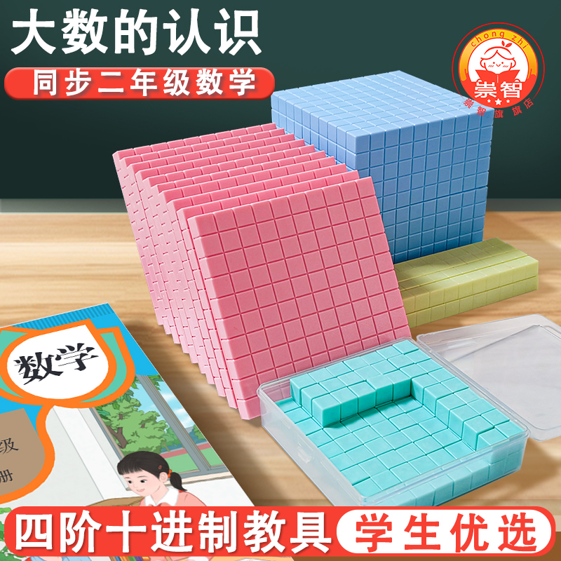 万以内数的认识四阶进位器学具