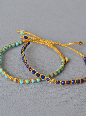 小众设计复古绿松石轻奢小众手链