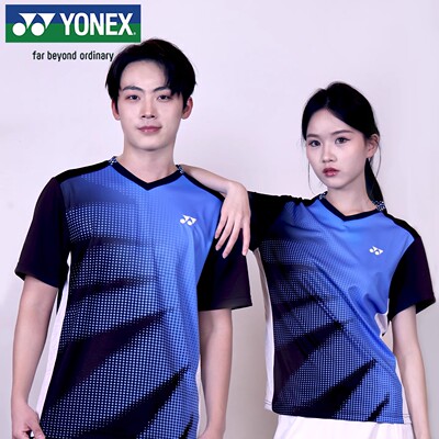 尤尼克斯羽毛球服男女款短袖速干