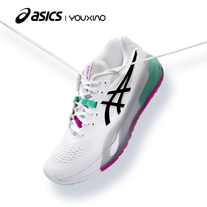 Asics亚瑟士新款网球鞋德约科维奇男女款RESOLUTIONR10专业网球鞋