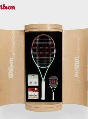2026新款Wilson威尔胜马年限定礼盒碳纤维V1 SHIFT99L专业网球拍