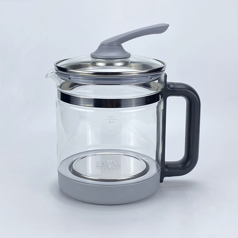 美的养生壶单壶配件ysnc1506a ysnc1506b玻璃壶体热盖子壶身主板