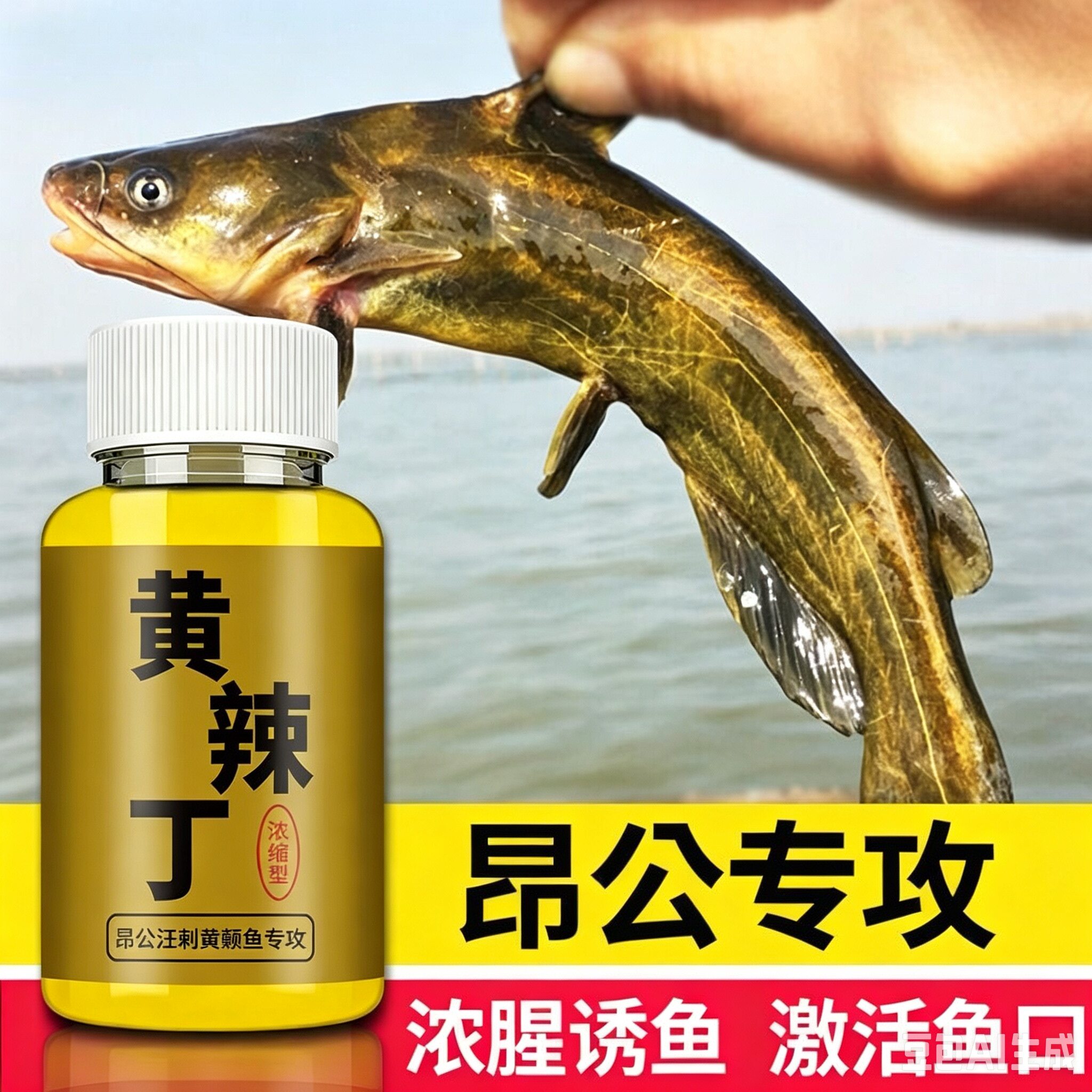 强效黄辣丁信息素钓鱼小药昂公汪刺黄颡鱼浓缩诱食开口剂野钓爆护