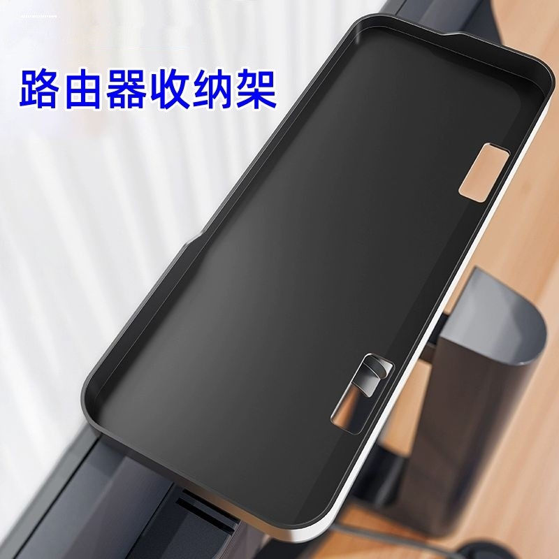 电视机顶盒置物架免打孔路由器收纳盒子放壁挂墙上面无线光猫支架