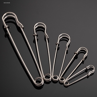 安全大号别针高强度加粗别针收裤腰改小衣服防走光胸针胸花卡扣