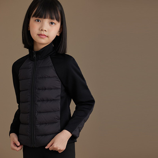 韩国童装儿童轻薄羽绒服修身短款男童女童羽绒内胆校服神器大童冬