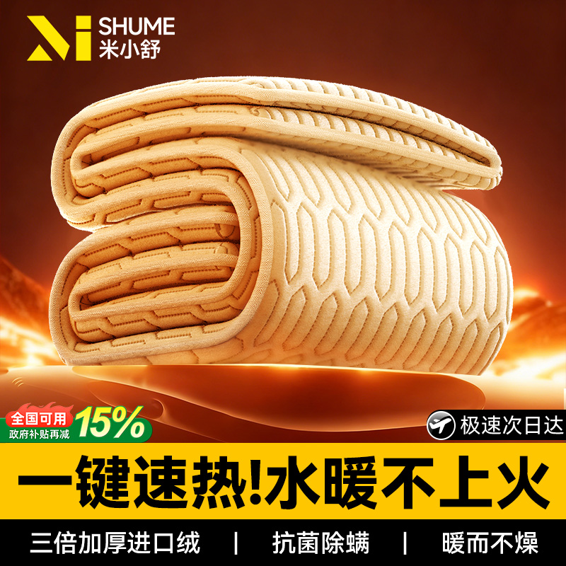 2025新款水暖电热毯双人单人电褥子正品官方旗舰店水循环加热家用