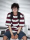 体恤衫 美式 潮牌情侣学生撞色宽松圆领休闲半袖 t恤男夏季 条纹短袖