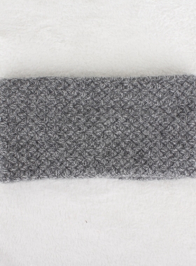 100%山羊绒女士羊绒发带纯羊绒花纹发带头套发箍柔软舒适简单大方