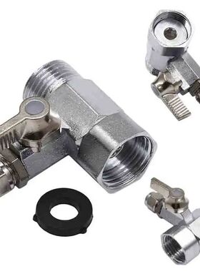 Copper Ball Valve Three-way With Live Joints Two-way Switch
