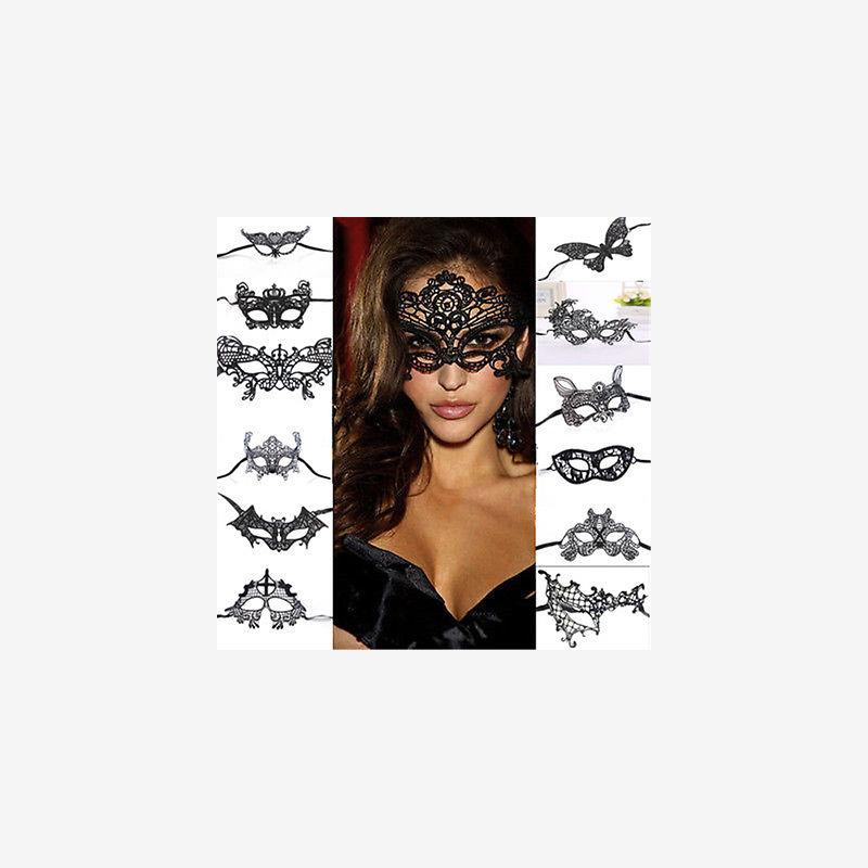 Sexy Women Lace Eye Mask Masquerade Ball Prom Halloween Cost