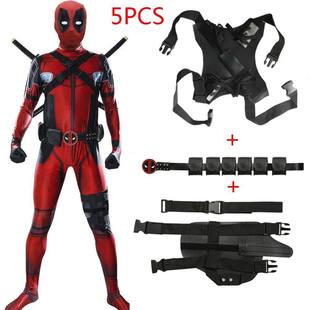 Superhero Adult Deadpool Cosplay Bodysui Anime Costumes Kids