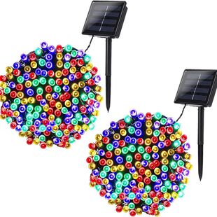 Total 400 Waterproof Christmas Sol Modes Lights Solar LED