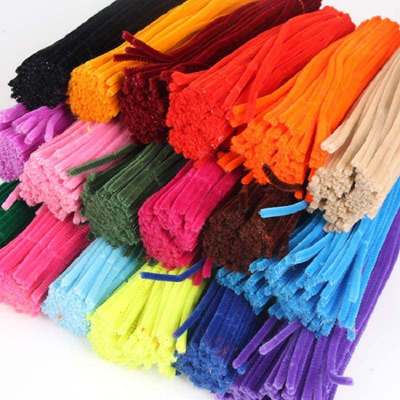 30/50/100pcs Multicolour Chenille Stems Pipe Cleaners Handma