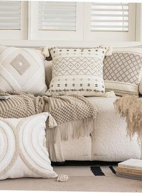 波西米亚北欧ins簇绒抱枕Bohemian tufted pillow sofa, cushion