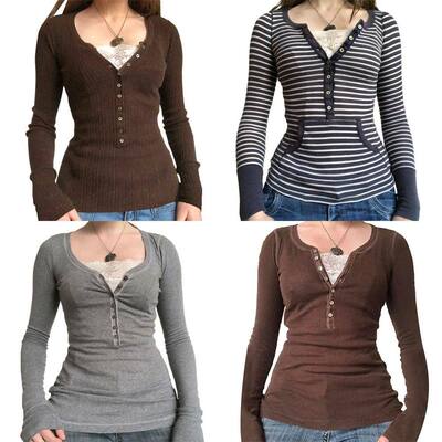 Vintage Lace Patchwork Cute Cotton Tshirts Women Korean Fash